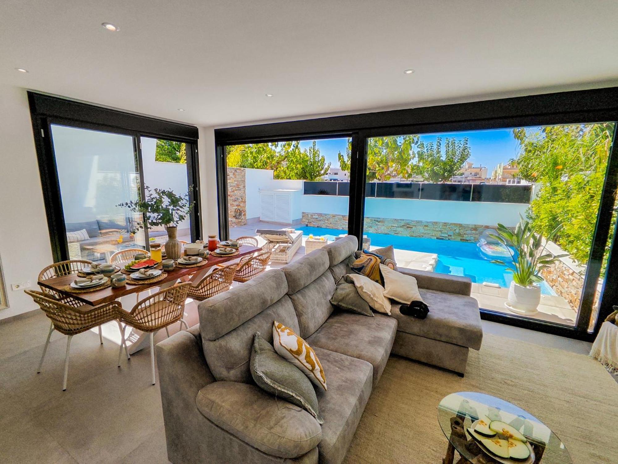 Villa Murcia - Private Heated Pool & Jacuzzi Santiago De La Ribera Εξωτερικό φωτογραφία